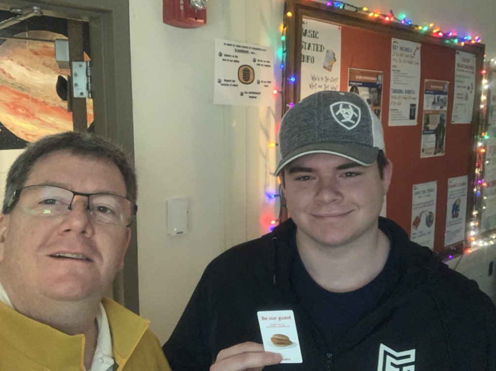OHS_Tigers's tweet photo. How do you get ready for the weekend? Jordan makes sure he has his free sammich! Happy Chick-Fil-A Day!!!! #msdr #OHSProud #OHSGold #OurHouSe https://t.co/KUTt9RI1rH