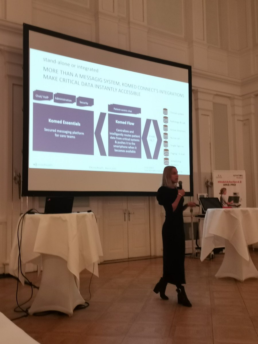 komedhealth's tweet photo. #Hospitals need more than a #secure #messaging system, but connecting team #communication with real-time #patient data on a single platform. The topic today at https://t.co/436D6LgbTU #krankenhaus #digitalhealth #ehealth #clinicalcollaboration #messagingplatform #doctors #nurses https://t.co/cFR3wxGqYu
