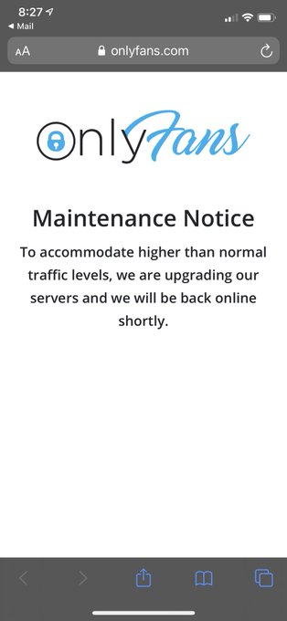 Anyone else getting this? I got this maintenance notice last night around 8pm est and now again this