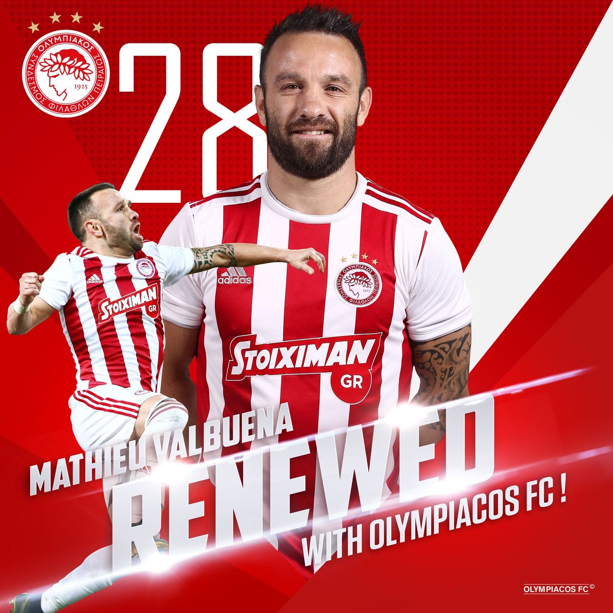 Mercato Japan در توییتر 公式 Olympiacosfc マテュー ヴァルブエナ 元フランス代表 35歳 Am オリンピアコス 21年まで契約延長 市場価格 150万 今季成績 31試合8g21a 移籍情報 オリンピアコス ヴァルブエナ 契約延長 T Co