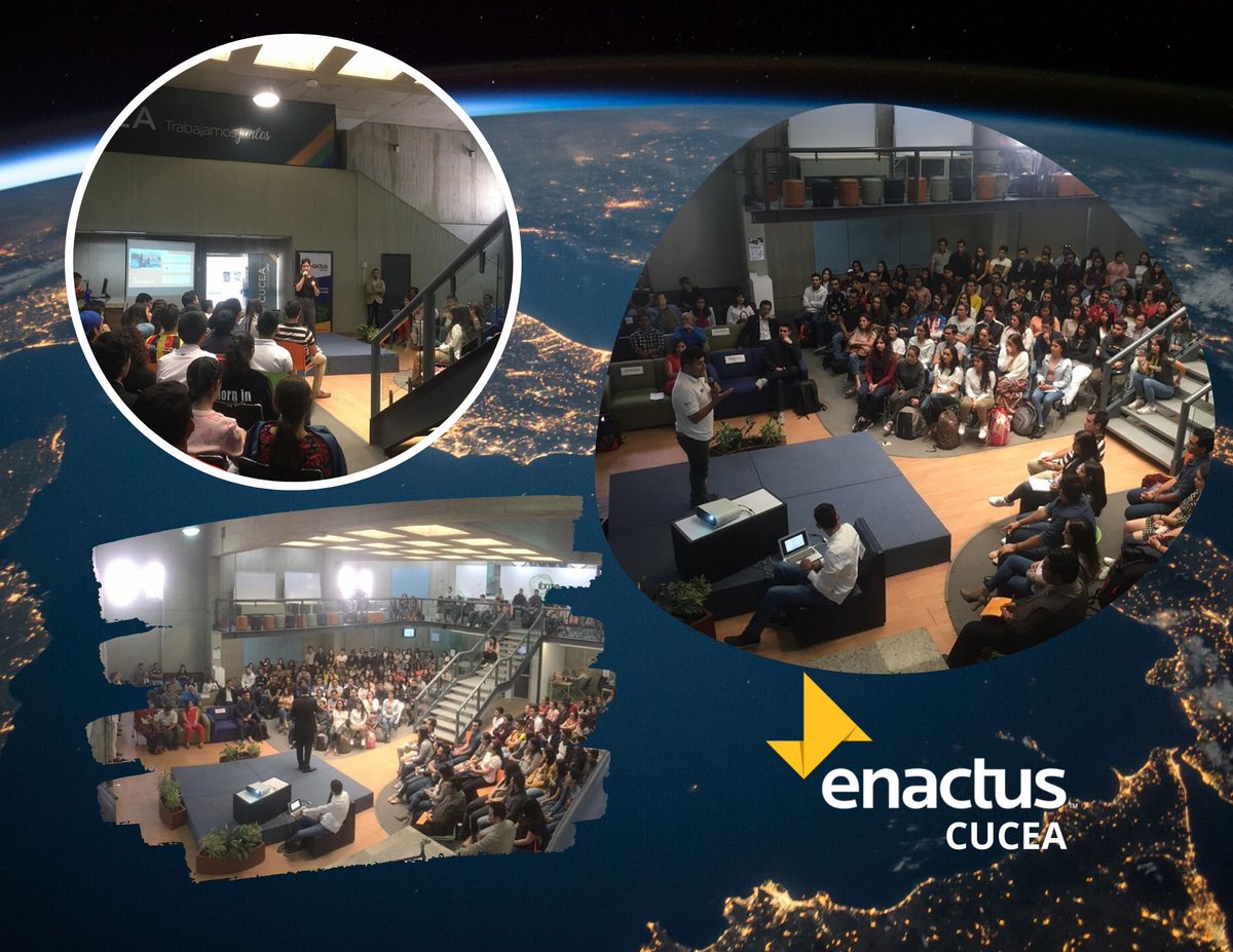 El día de ayer en el <a href="/CUCEA_OFICIAL/">CUCEA</a> recibimos gratamente a José Ortiz, director general de <a href="/CPlantae/">CPlantae</a> y actual campeón de la nacional de <a href="/EnactusMexico/">@EnactusMexico</a> Sariem Figueroa, estudiante de Relaciónes Públicas y CEO de #CANIVAl y <a href="/diegomasayig/">Diego Masayi Gonzalez</a> analista de dirección de Alimentos SelloRojo
