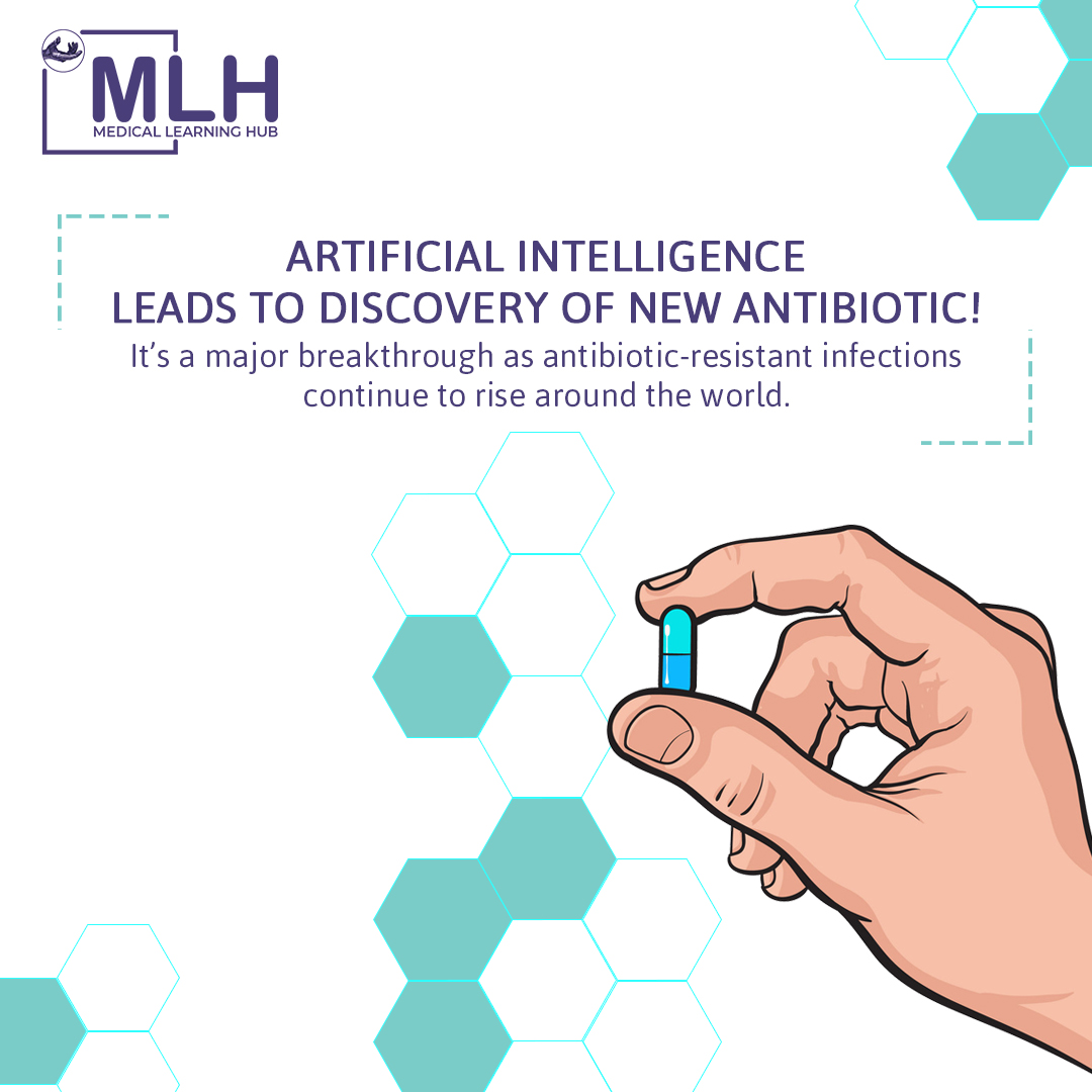 mlh_tc4a's tweet photo. In a pioneering move, scientists have used artificial intelligence to uncover a powerful new antibiotic. This novel antibiotic named ‘Halicin’ can kill 35 types of potentially deadly bacteria.

#MedicalLearningHub #MedicalTraniner #MedicalLearner #Healthcare #Doctor #Health https://t.co/LIKDVO2kVs