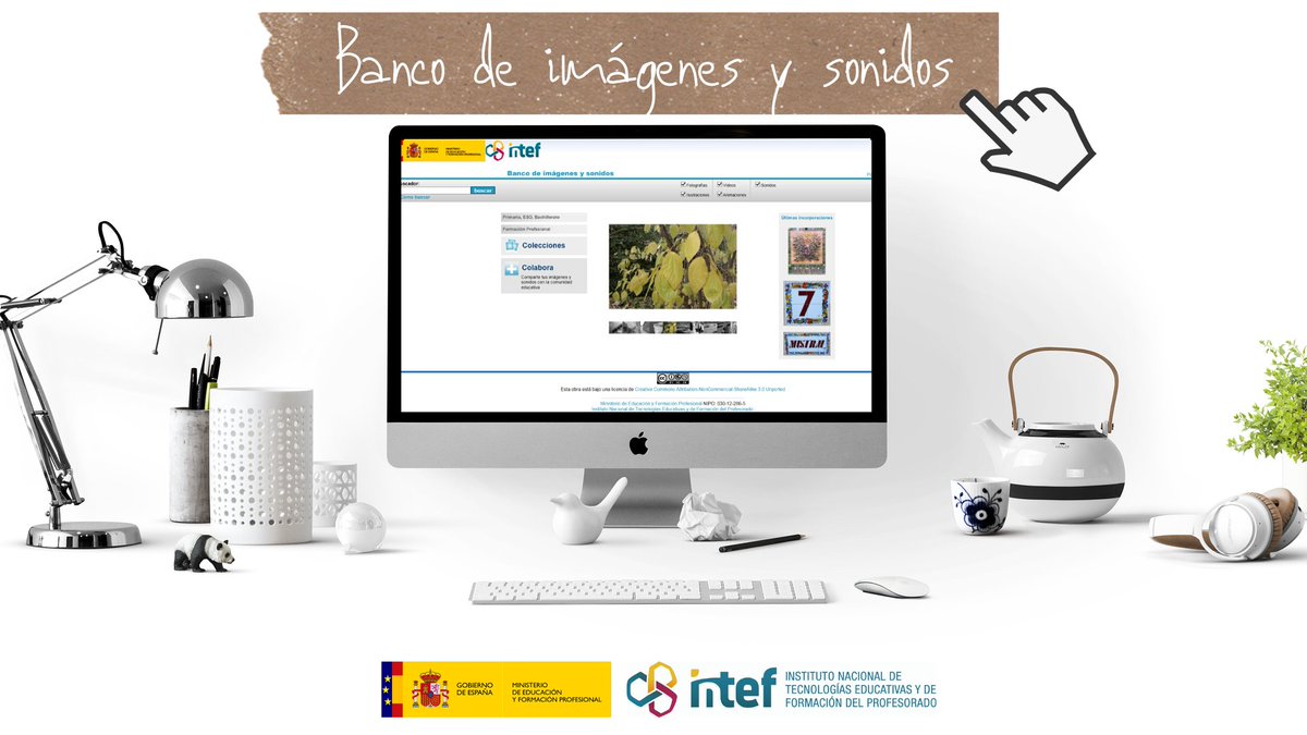 educaINTEF's tweet photo. ¿Necesitas imágenes con licencia #CreativeCommons para tus presentaciones? 
¡Encuéntralas en el #Bancodeimágenesysonidos 🖼️ 🎧🌀! Se renueva cada día con donaciones de l@s usuari@s y cuenta ya con más de 90.000 publicaciones   #RecursosEducativos https://t.co/tci5TnxANB
👉 https://t.co/hy3iL6PWaW