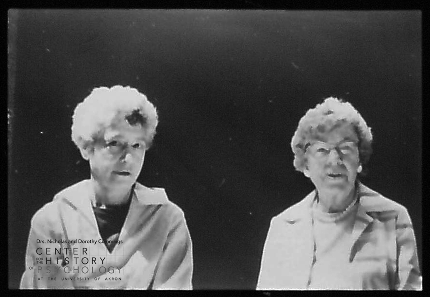 CCHPsych's tweet photo. In honor of #WomensHistoryMonth &amp; @EasternPsychol  125th annual meeting next week, #CCHPgem is a photo of psychologists Mary Henle &amp; Edna Heidbreder. Both served as EPA presidents– Henle (1981) &amp; Heidbreder (1943). Photo taken at annual Cheiron meeting at Wellesley College (1978) https://t.co/zmKbHtTEAw