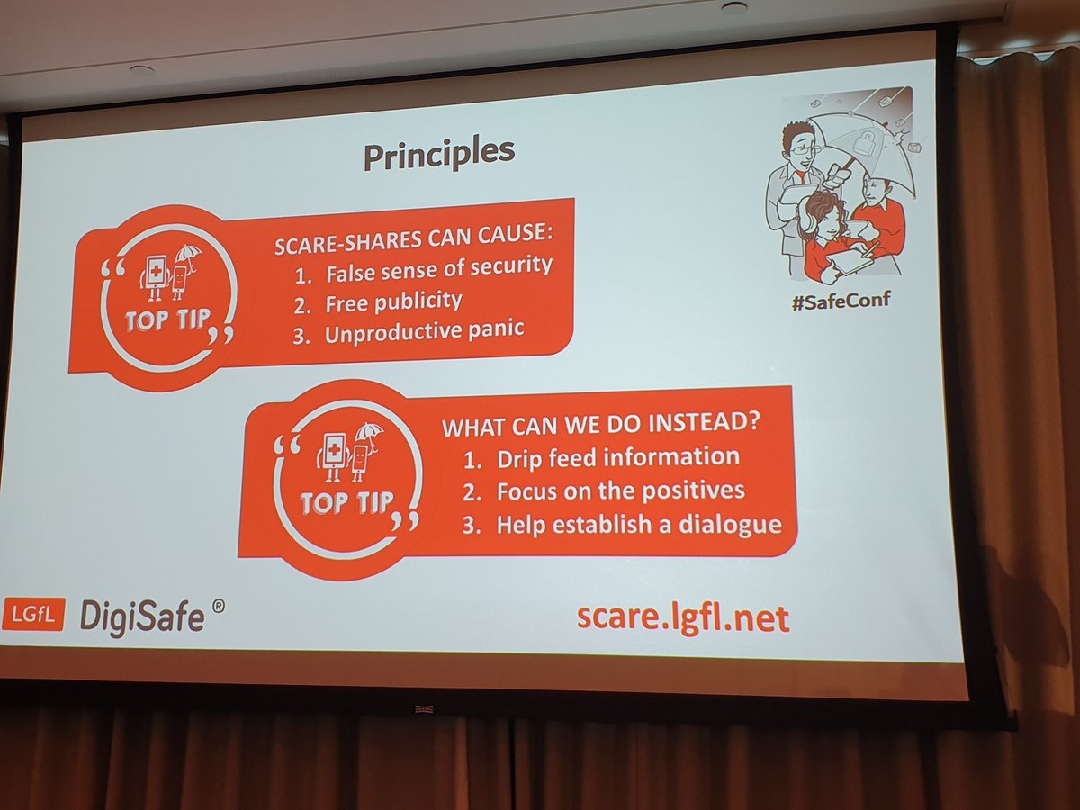 LGfLSafeguardED's tweet photo. Some useful reminders; talk to parents about general concepts not naming particular apps #SafeConf
https://t.co/ucwPxaGDHB https://t.co/7A5066PXLG