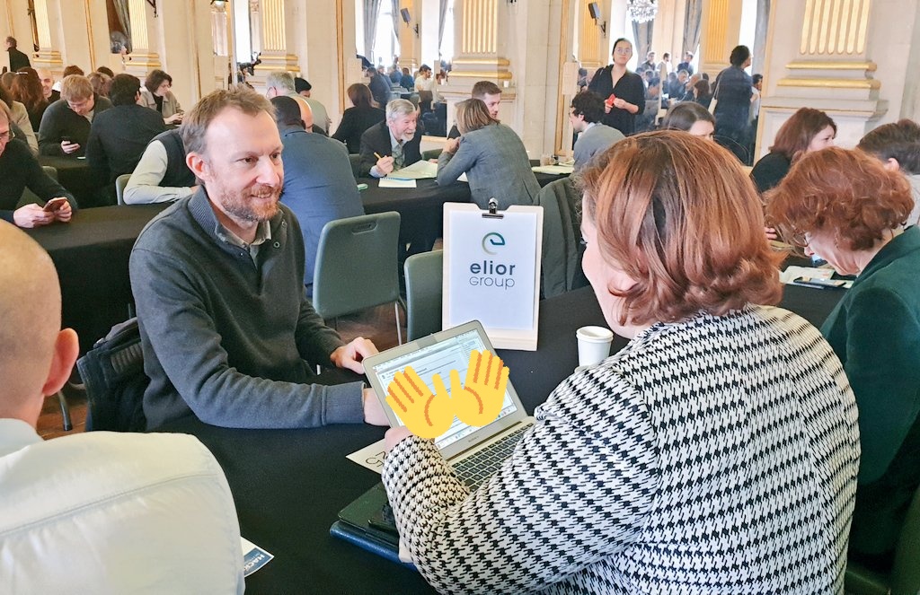 Elior_Group's tweet photo. At the #HackingParis, the @Elior_Group teams meet 60 #startups and innovative actors of the future of #catering. Join us to discover the effervescence of Startup MeetUp: a moment of vibrant and creative exchanges! ๐๐ด๐ก #Life4 #Foodtech https://t.co/F2x5ZUOcUU