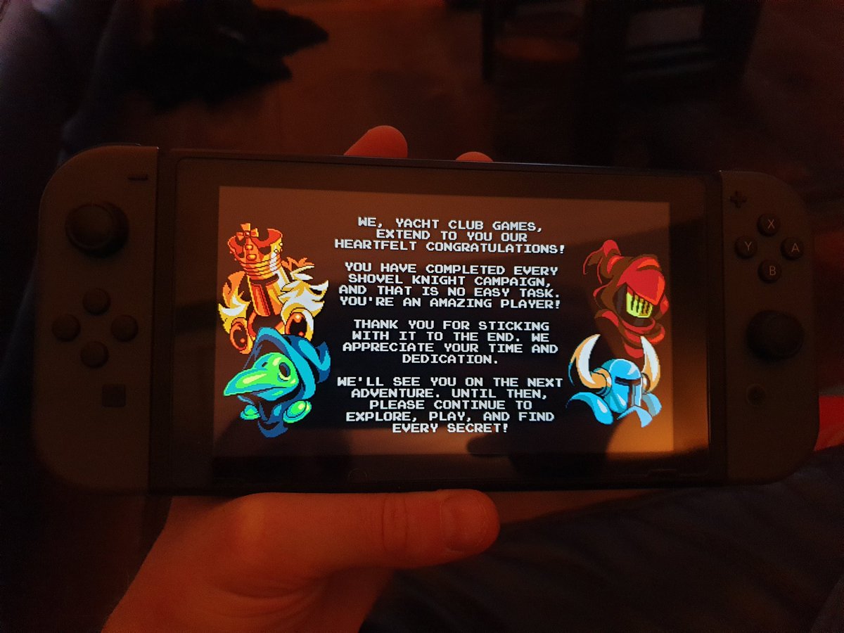 gondrup's tweet photo. @YachtClubGames Thank you for a great gaming experience and the nice message at the end. Just need to complete all the feats now! https://t.co/Gekr9Y6ALr
