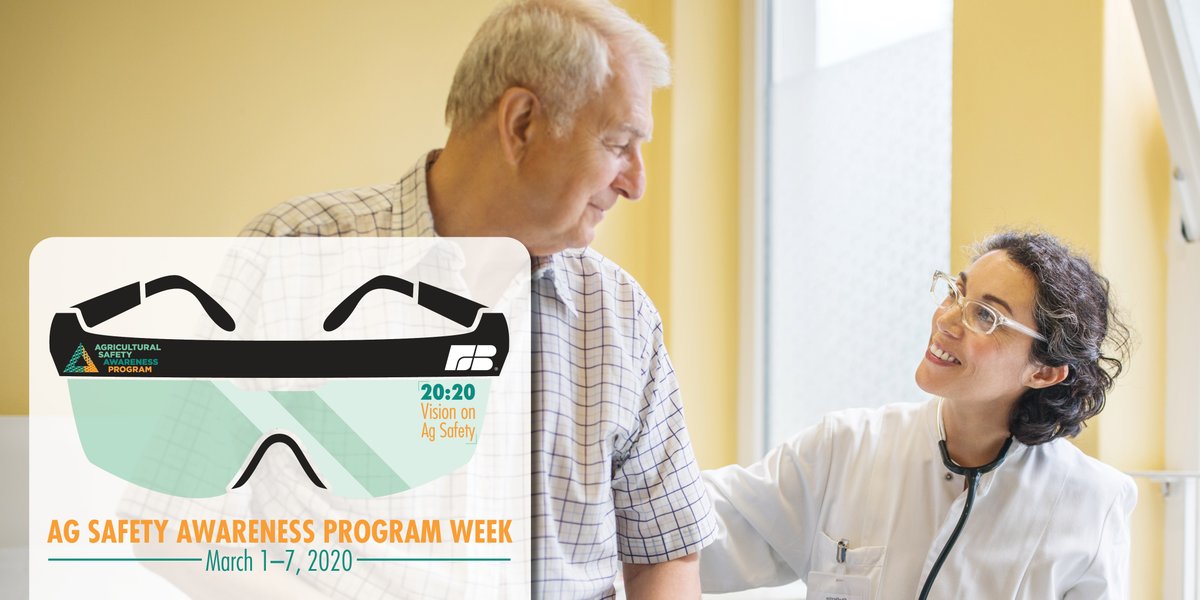 AlfaFarmers's tweet photo. Adults and children in #agriculture are more prone to health problems.

Make sure you and your family see a doctor at least once a year.

VisionOnAgSafety #ASAP20 #USAgCenters @FarmBureau https://t.co/aqTSWQXblk
