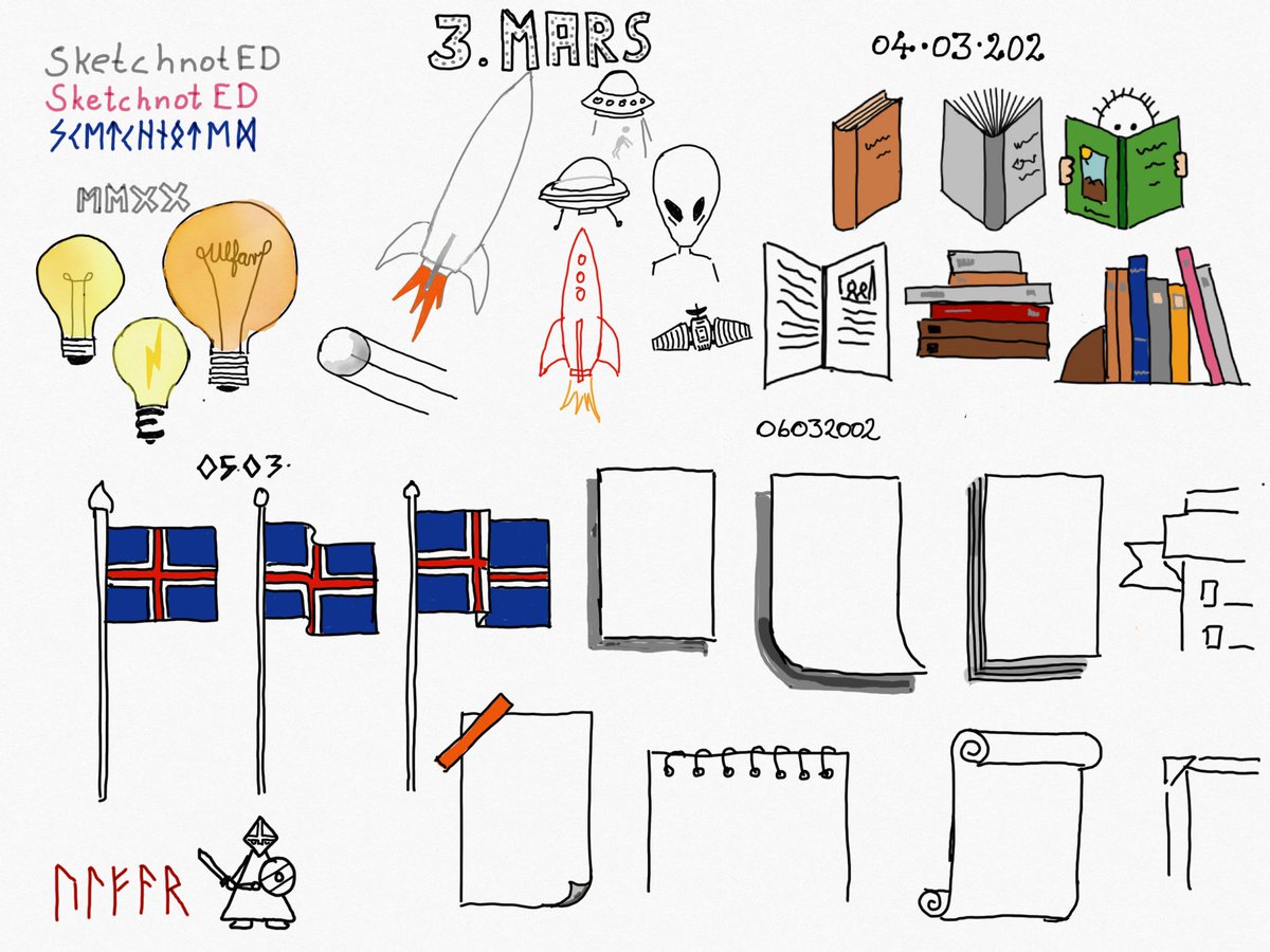 ulfardanielsson's tweet photo. The first week  #TodayISketchnotED https://t.co/bNFH3hxomA