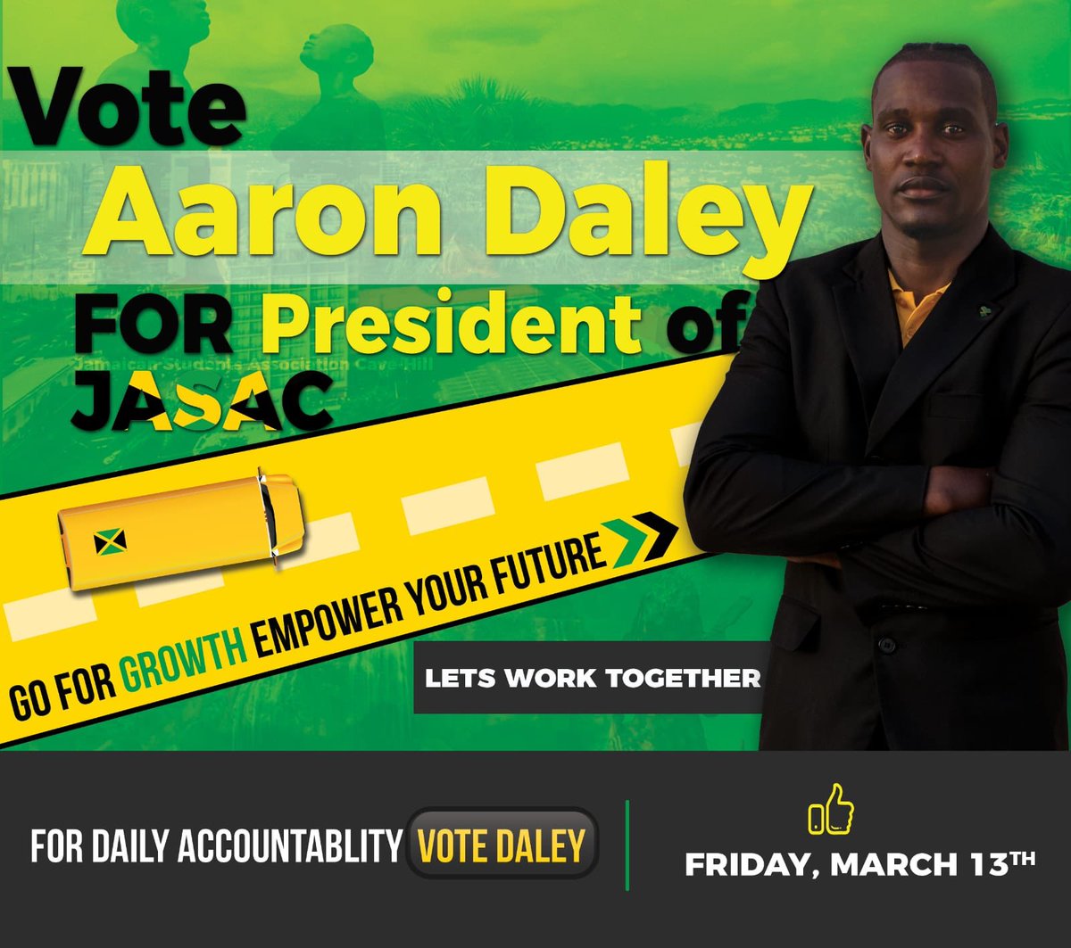 answerthecallJ's tweet image. Go for Growth Empower your Future. 
For Daily Accountability Vote Daley! 
#JASAC