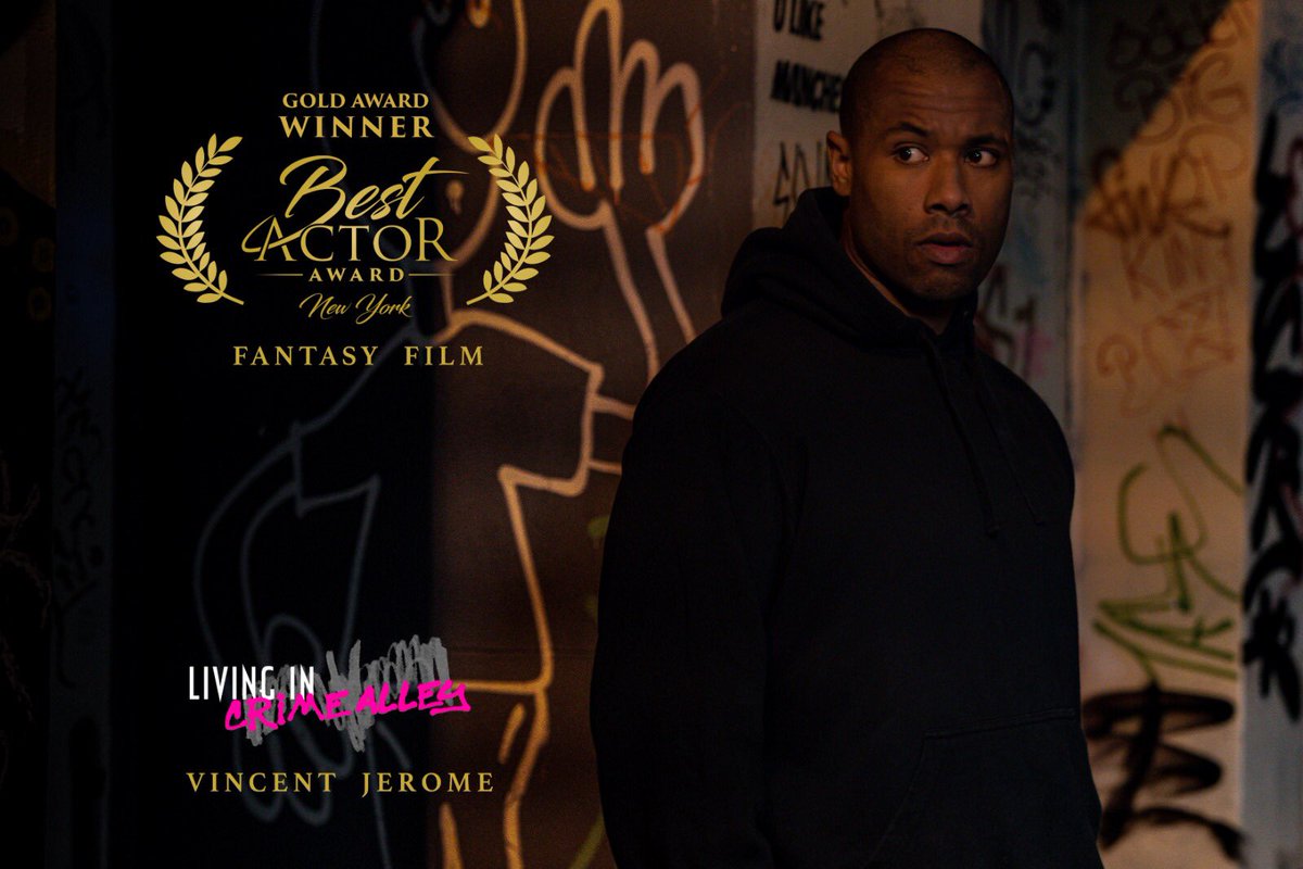 Vincent_Jerome_'s tweet photo. Once again, thank you to @BestActorAward New York for giving me the BEST ACTOR in a fantasy film award for my role in @LICA_BatFanFilm.
Appreciate it 🙏🏽👊🏽❤️ #ff #FridayFeeling #bestactor #awardwinner #grateful https://t.co/Fych7S8Pbs