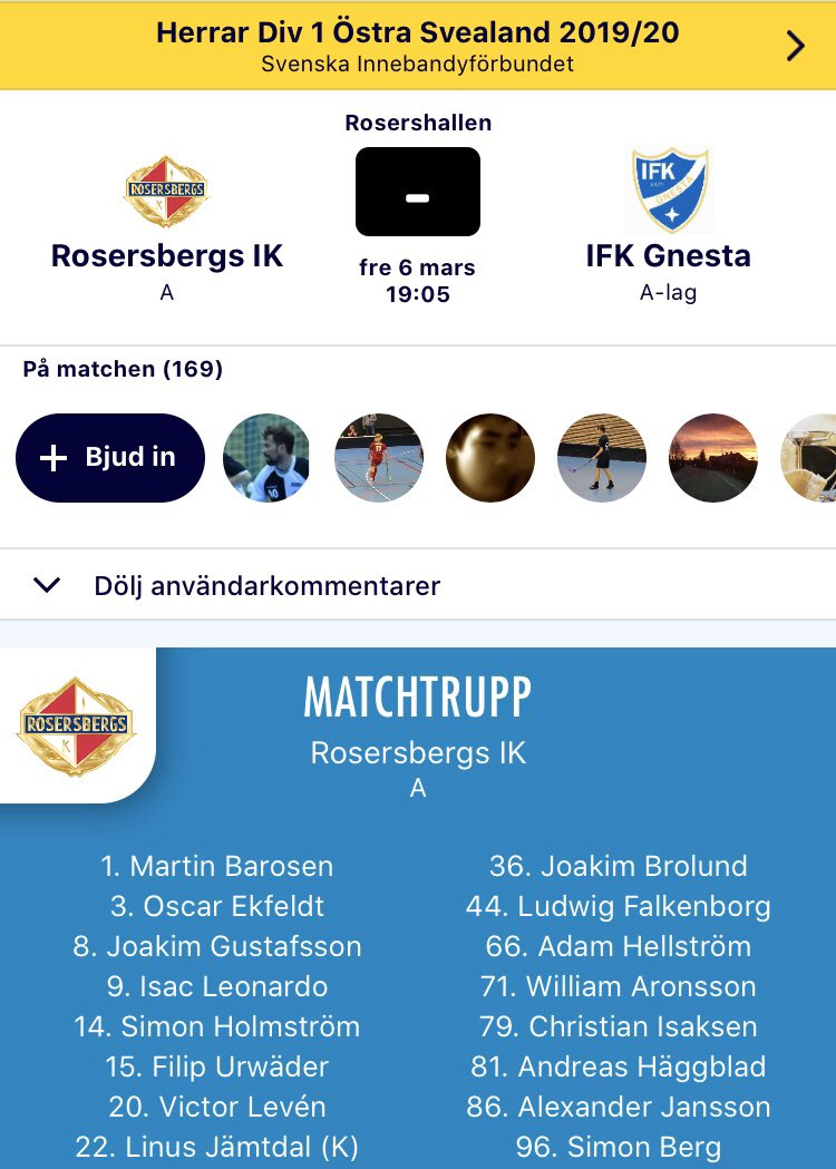 IFKGnestaHerr's tweet photo. GAMEDAY!
Näst sista omgången för säsongen och vi åker till Rosersberg för en livsviktig bortamatch!
Hoppas så många som möjligt kan åka med ikväll för att stötta laget till viktiga poäng i kampen om fortsatt Division 1-spel!💙
#ForzaIFK https://t.co/Q5n96vPupp