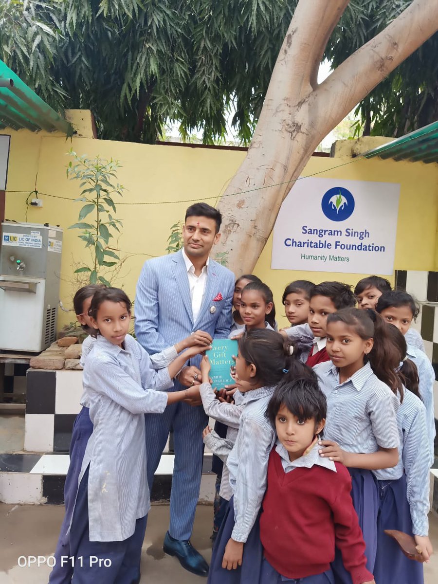 Sangram_Sanjeet's tweet photo. #SangramSinghCharitableFoundation joins hands with #YuvaUnstoppable to transform #Bathrooms, #WaterFacilities, #SmaratClassroom and overall #Fitness of 1000 #Govrnment #Schools across #India.  We shall begin with 200 Schools in #Haryana, Sangram's home town.The overall attendance https://t.co/QVVxmM6e2K