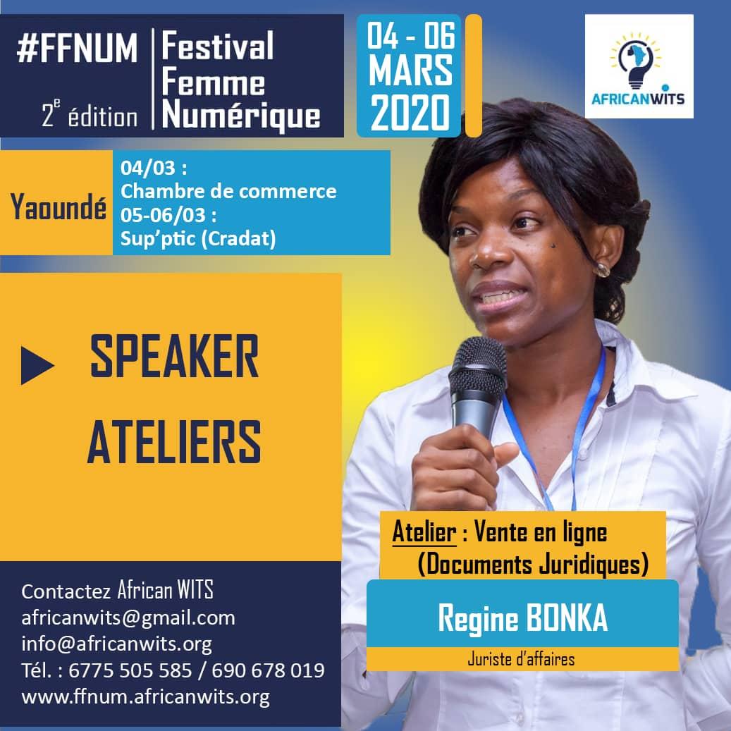 AfricanWITS's tweet photo. [Atelier E-COMMERCE ET DOCUMENTS JURIDIQUES -FFNUM2020]

FORMATEUR  : Mme @Régine BONKA

 #Ffnum2020
 #Africanwits
 #Shapethefuture
 #FemmesnumeriquesAtelier https://t.co/giXZ6LrrFk