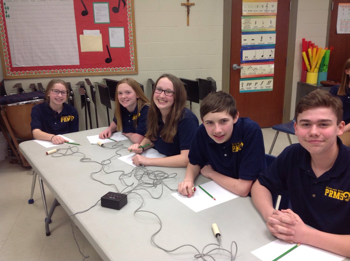 SandyGurss's tweet photo. #PRMSrams Scholars Bowl team had another good evening at SBCS Meet. 7th grade went 3-1, with 160 points to take 1st Place. 8th grade went 2-2, scoring 205 points, but ended in 3rd due to a tie breaker. Good teamwork last night! ⁦@USD449⁩ https://t.co/krlPuIoT2S