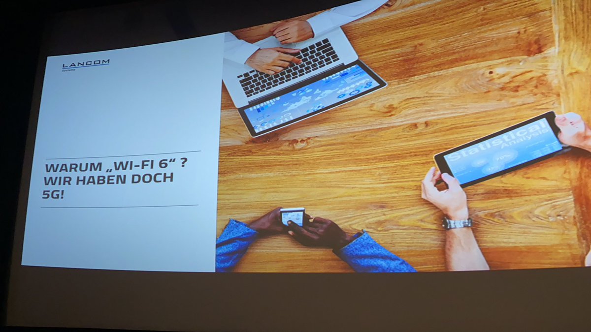BWG_Systemhaus's tweet photo. Warum eigentlich WiFi6? Lutz  Reinart, Head of Presales bei @lancom_systems beantwortet diese und andere Fragen heute auf dem BWG IT-Kino https://t.co/HBClfFaBYm