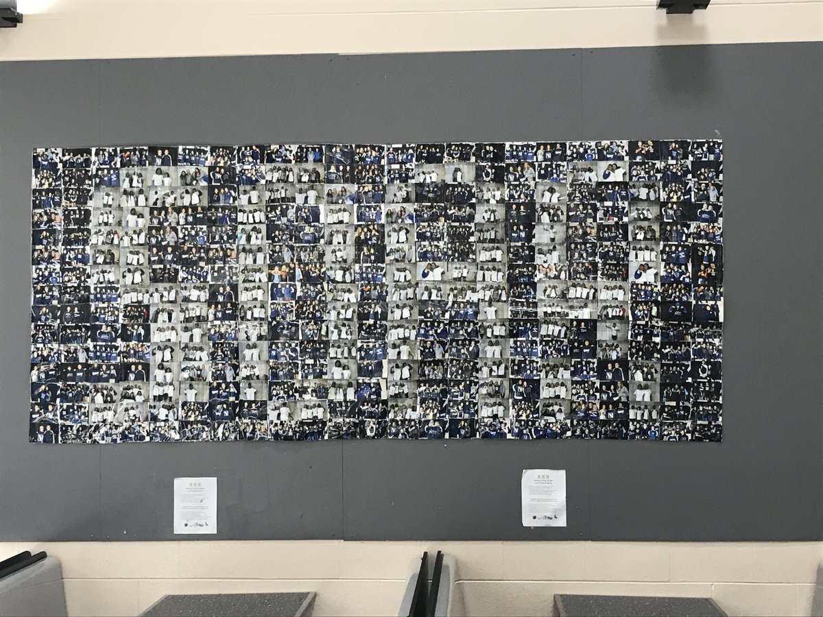 ProfKyleMack's tweet image. #nagelbethechange This is a picture of many Nagel nighthawks showing their school spirit by wearing "Nighthawks" shirts