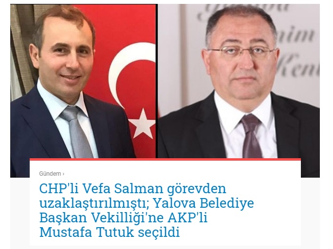 FotoHaber - Türkiye'nin batısındaki ilk kayyum darbesini Yalova'da başarıyla test eden AK Parti: ''Kritik Ankara ve İstanbul darbeleri öncesi eksiklerimizi görmüş olduk...'' zaytung.com/fotohaberdetay…