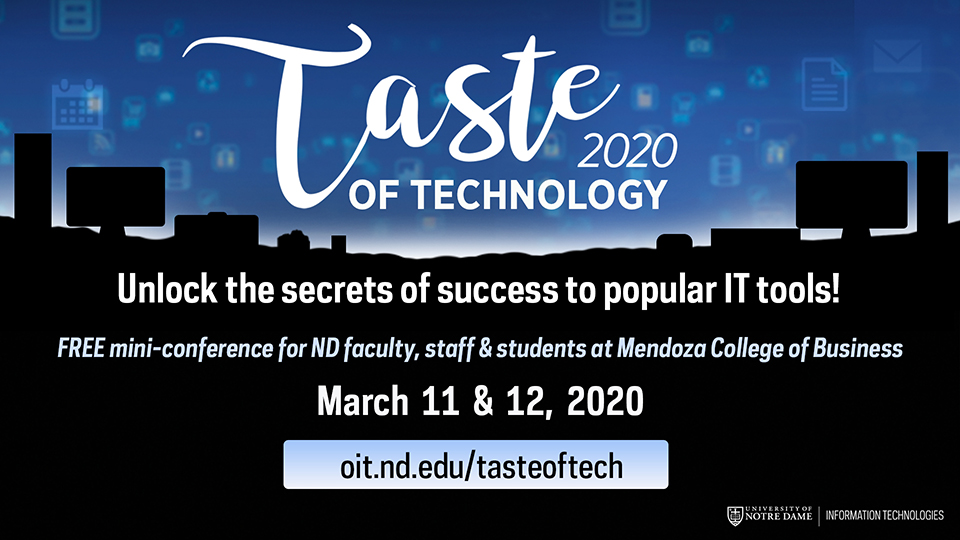 OITatND's tweet photo. What is virtual reality and how can this game technology be lassoed for higher ed? Come try on a headset and see what the buzz is about at #TasteofTechnology 2020 on March 11 &amp; 12. Be sure to sign up for a time slot at the event. Details at: https://t.co/cJVgi0Dk7D https://t.co/Ts6WQCPF5D