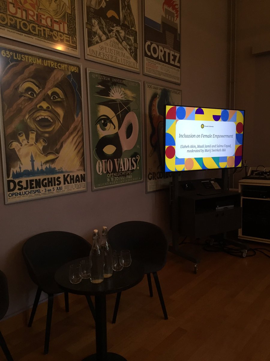 marijswinkels's tweet photo. Excited to moderate this session on my two passions: inclusive higher education and female empowerment at international women’s day in a room named after the special women Belle can Zuylen @UniUtrecht #iwduu https://t.co/jhI8WyNE19