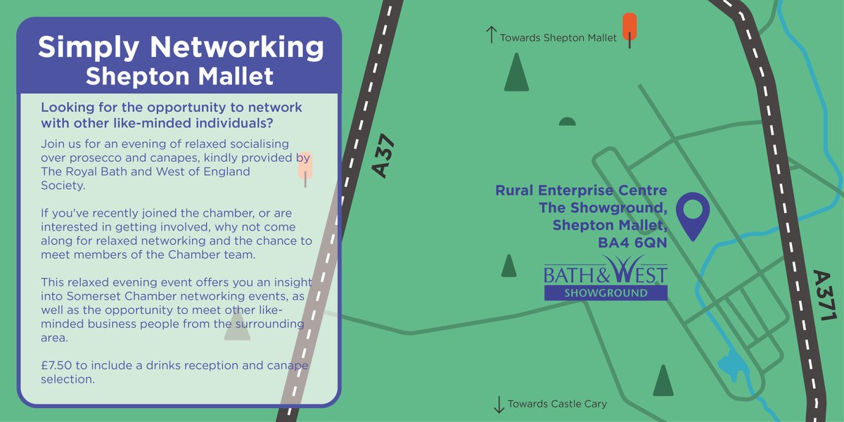 events_scoc's tweet photo. We can't wait to be at @BathandWest π next month for our #SimplyNetworking event. A great opportunity to #connect with like-minded business people from across Somerset, over prosecco π₯ and canapes. Don't miss out, book now https://t.co/jRcqAjDZL0 https://t.co/asbMnuHir4