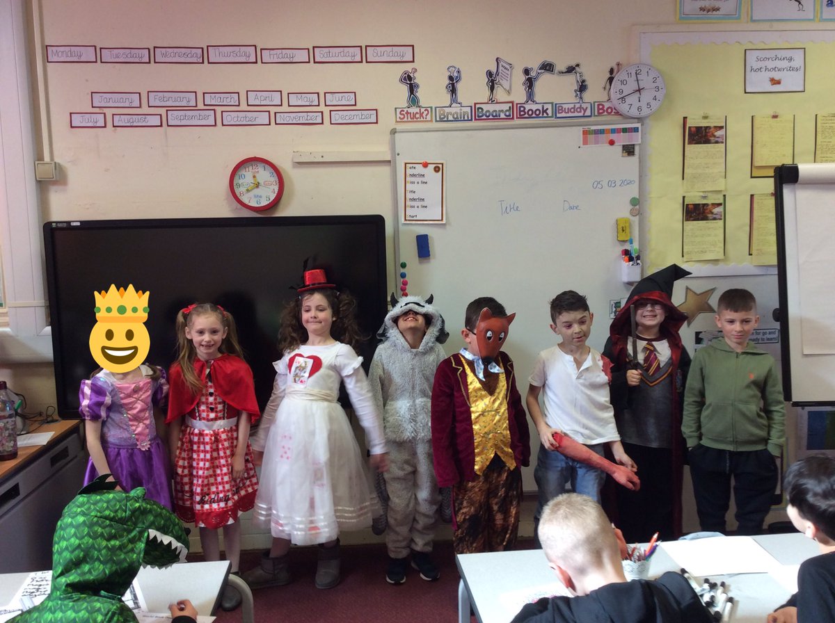 ABCPschool's tweet photo. Have a look at some of #Class3J 'a costumes yesterday! Can you guess their characters? #WorldBookDay2020 https://t.co/IvBZIxDkQW