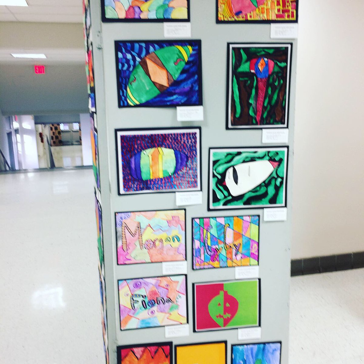 Photos from the YAM Art Exhibit!! POCA students did such awesome work! #POCES #art #fun #Poca