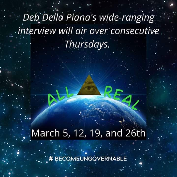 SarahFreels2's tweet photo. Good Morning Twitterland
CHECK IT OUT-@debdp was interviewed on the #AllRealShow! 

 Its set to air in 4 parts on consecutive Thursdays until March 26th.

Here is the link to the first interview, which aired on Thursday evening:

https://t.co/fZaPHi5Mfy https://t.co/6jmAhejjMX