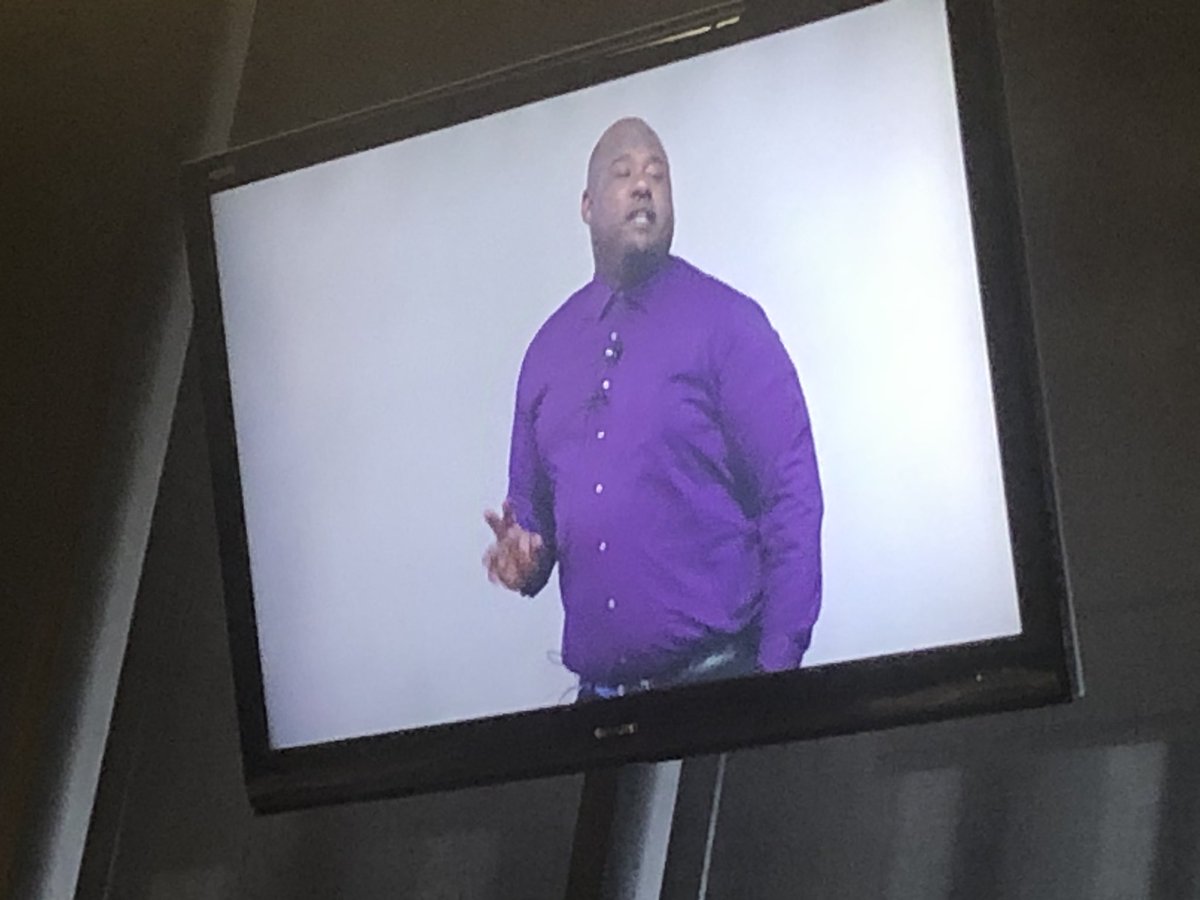 LisaJoBabb's tweet photo. D.J. Batiste doesn’t mess around! He moved from gangs to graduation because one teacher wouldn’t give up on him. Educators, start asking why kids are doing what they are doing. What are they trying to tell us? Listen and act! @LtoED #EquityItsPersonal #ReadinessSummit https://t.co/IbGqm3rVcK