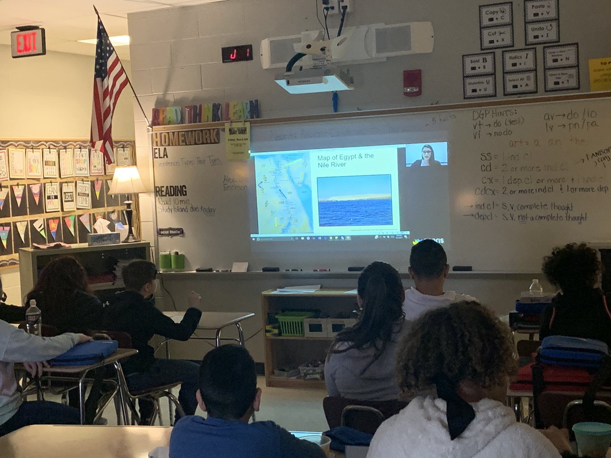 MsKWindsor's tweet photo. Expanding our knowledge of ancient Egypt through a real-world archeologist @neprisapp @SpringhouseMS #ourbestsms https://t.co/YnzbCjQPA2