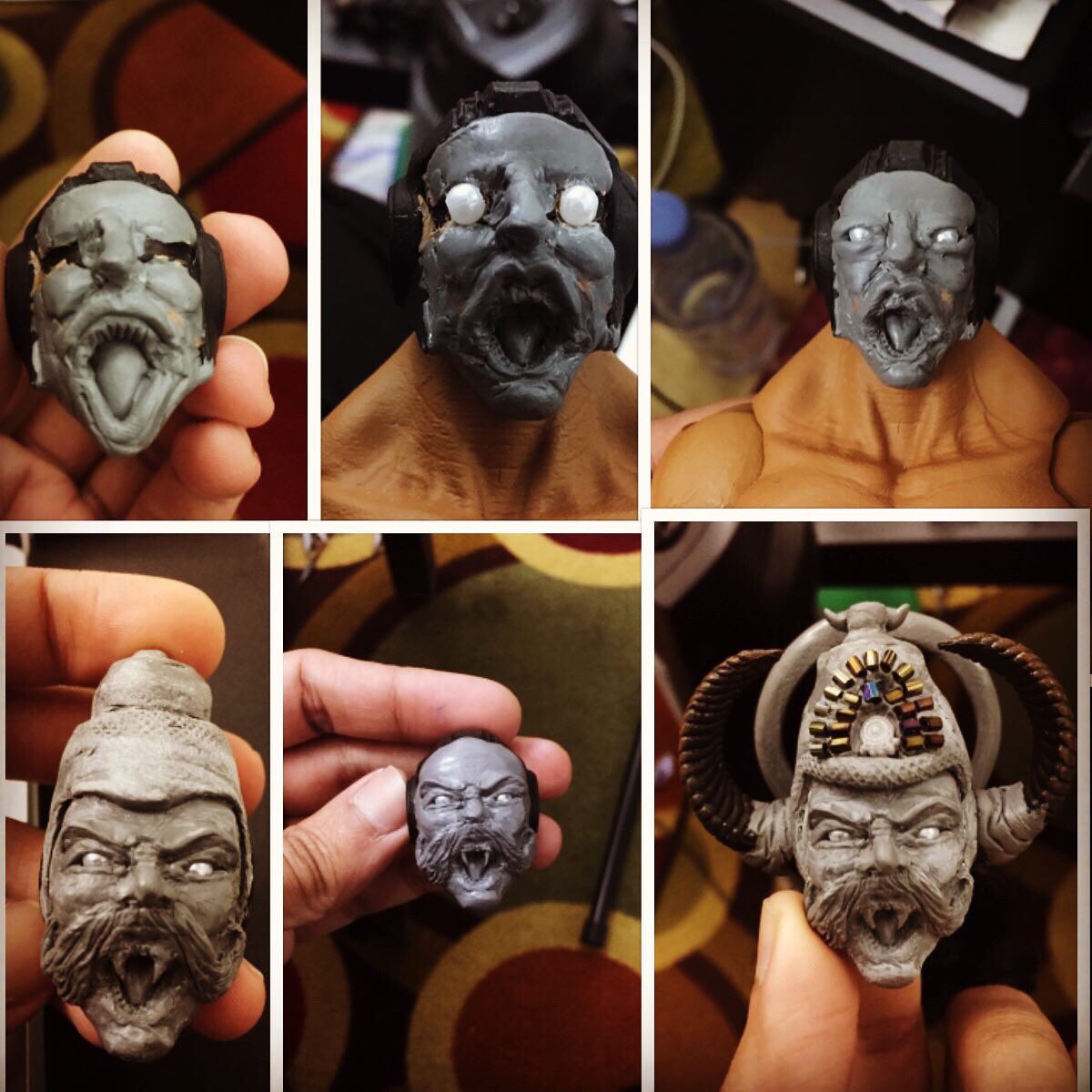 SoumyaD69205739's tweet photo. Well, I make custom action figures and clearly don’t know how twitter works. So, here’s the latest creation Ravana dedicated to my only follower @beeandblu 😅🤝 #ravana #Ramayan #actionfigures https://t.co/1o93xuJL66