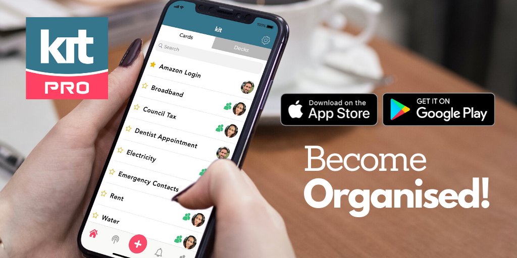 KiT_App_UK's tweet photo. We have launched kit Pro! Available in the app stores now. A powerful and secure password manager and personal organiser https://t.co/Yuw7YhrB7t https://t.co/MeuMuCOkK7
