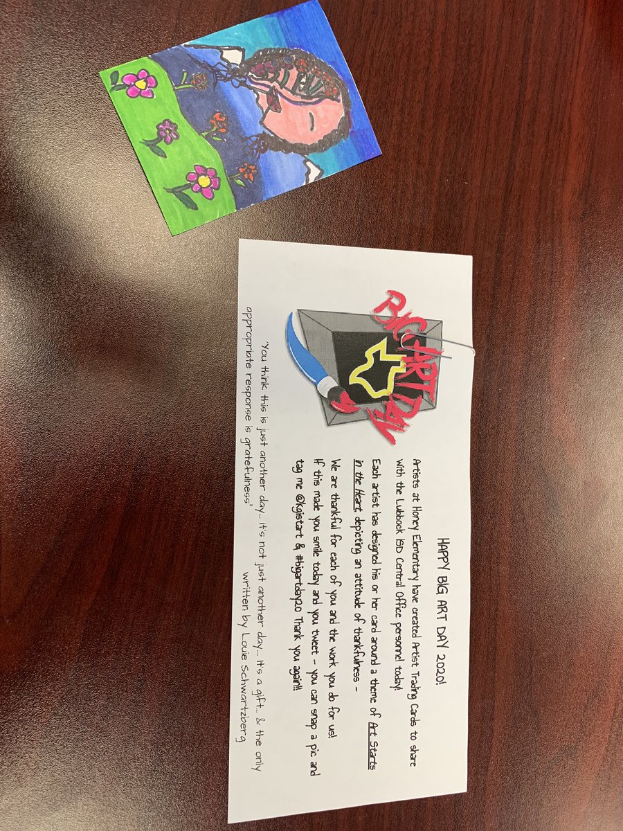 Thank you so much <a href="/kgistart/">Kathy Gist</a> !  This is pure joy! #bigartday20