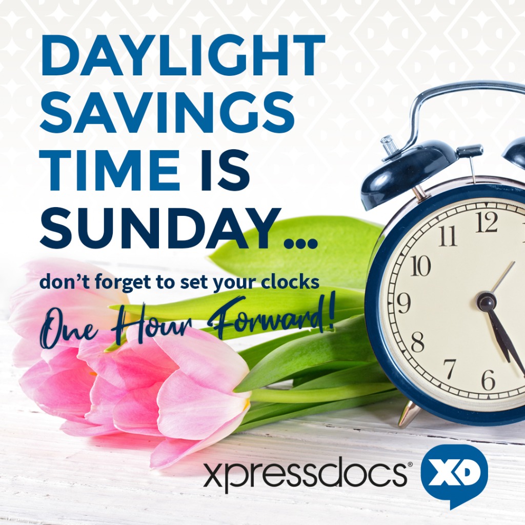 XDMarketing's tweet photo. Don't Forget:⏰ Before going to bed Saturday night set your clocks 1 hour forward! #DaylightSavingsTime https://t.co/xytdIv6Cu8
