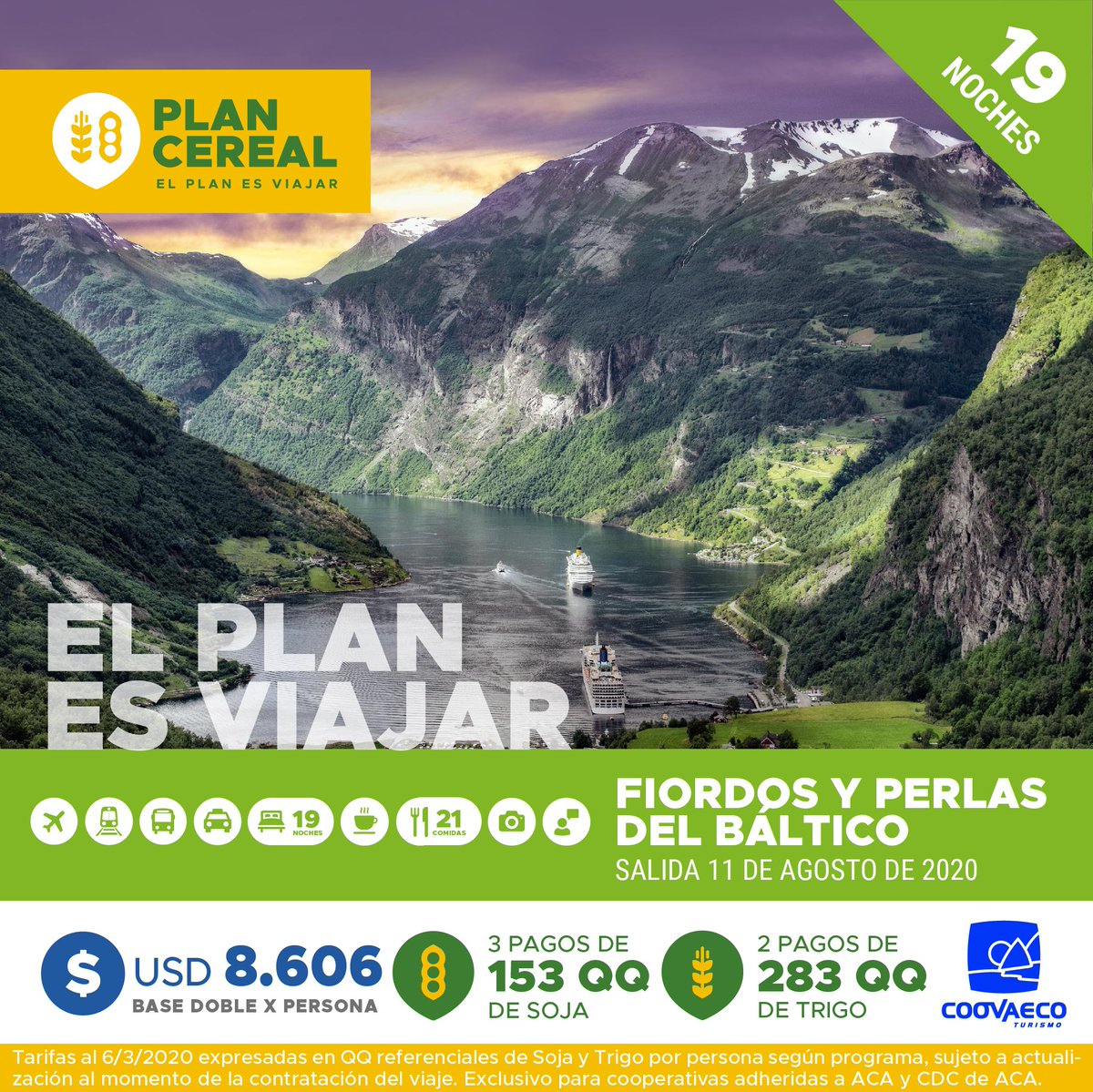 ✈Fiordos y Perlas del Báltico🏔
Una experiencia increíble que no podés dejar pasar!
.
.
#EmpezáAViajar