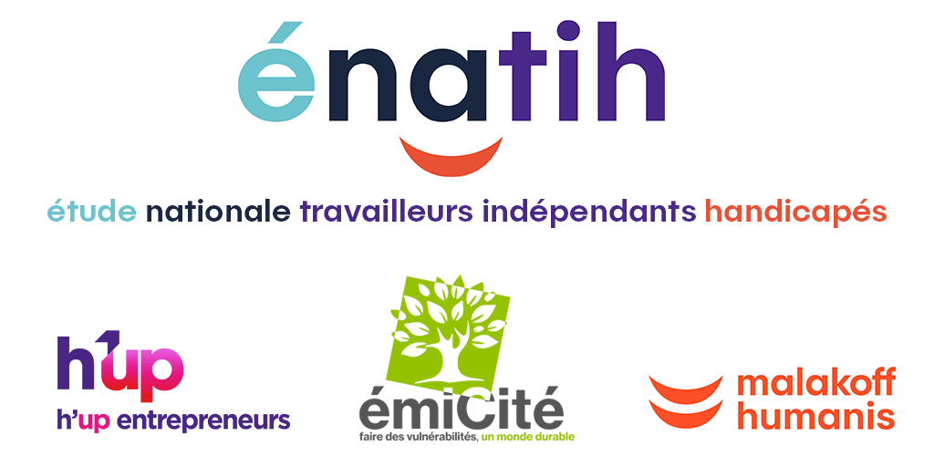 MalakoffHhandi's tweet photo. #Entrepreneurs en situation de #handicap, participez à l’ENATIH, la 1ère #étude nationale sur les Travailleurs Indépendants Handicapés ! Objectif : mieux vous connaître pour concevoir de nouvelles solutions. Participez : https://t.co/s6YEsYteQo
Avec émiCité et @h_up_uptih https://t.co/SHCUhUv9Pe