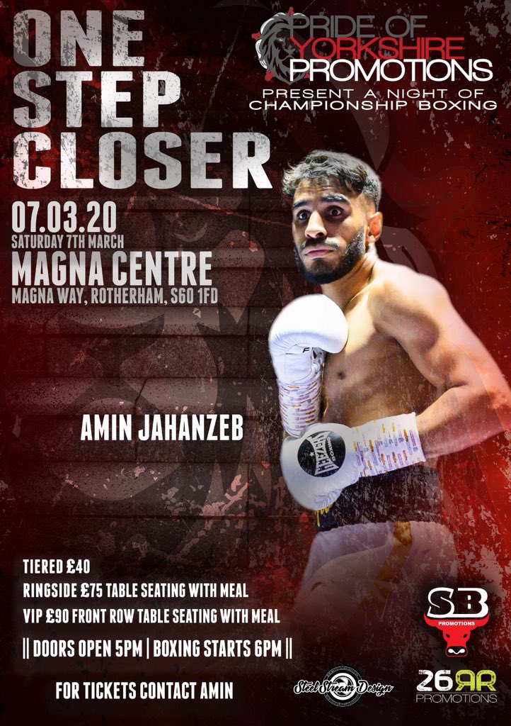 StefyBull's tweet photo. Tomorrow night @MyMagnaEvent myself and @26RLR bring another fantastic card of boxing with a great 50/50 main event and an undercard of undefeated prospects @Christiankinsi2 @JimmyJoeFlint1 @AminJahanzeb first bell 7pm #Boxing https://t.co/hVFVByo4XS