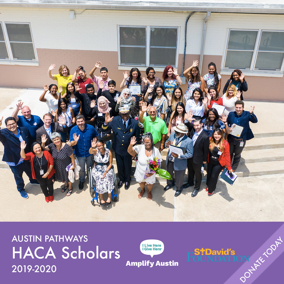 Donate today for Mar 5-6: bit.ly/38g10Hi

#Amplify2020 #amplifyatx #ILiveHereIGiveHere #affordability #HigherEd #HACAScholars #AustinPathways <a href="/St/">stefanT</a>. David's Foundation will match your contribution!
