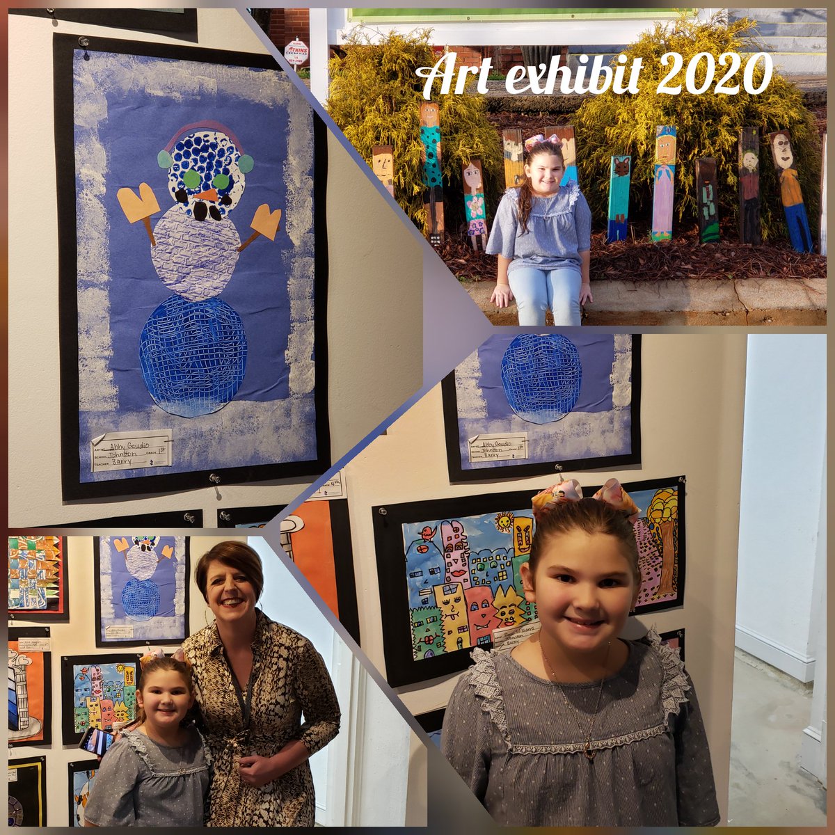 Our own famous artist! Go Abby!! #soproud #johnstonjaguars <a href="/CcsdCares/">CCSD C.A.R.E.S.</a> <a href="/CherokeeSchools/">Cherokee Co. Schools</a> <a href="/ScanlonsKinders/">Ms. Scanlon</a> <a href="/mgaudio74/">Mike Gaudio</a> <a href="/johnstoncampers/">Mrs. Johnston's First Grade</a>