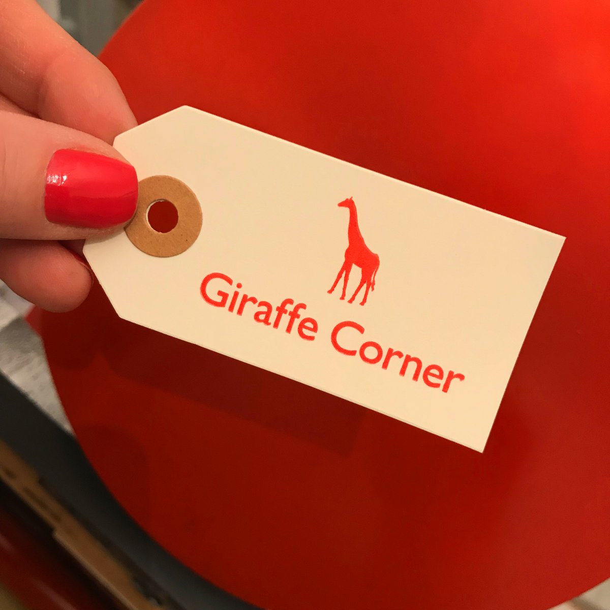 GiraffeCorner's tweet photo. Letterpress tag time! https://t.co/0GYPFC6gHL