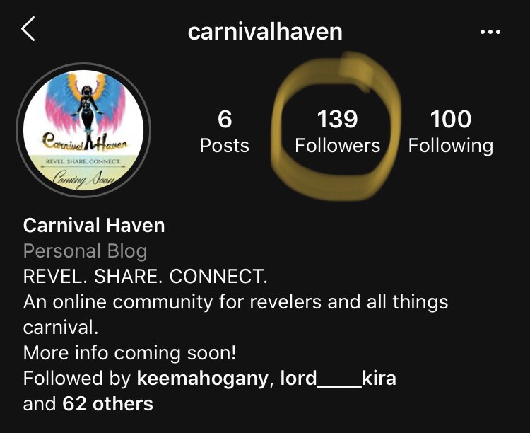 CarnivalHaven's tweet image. Our Instagram is LIVE &amp;amp; we’ve already surpassed 100 followers! Yay! Thank you all 🤗 Let’s see how soon we can reach 200, then we’ll share some exciting updates with our Haven fam 🙌🏽 Lets get it Haveners. Follow, like, and share!