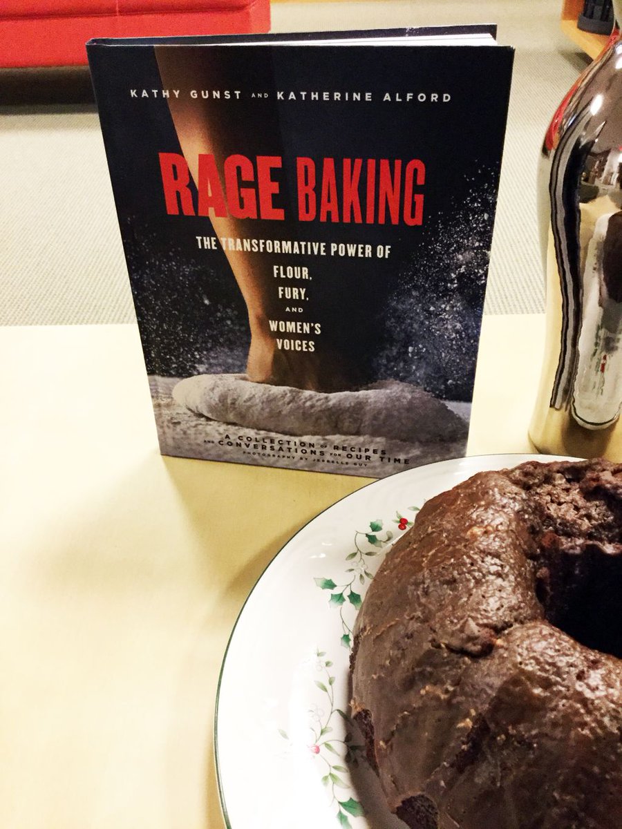 delartmuseum's tweet photo. Vent your pent-up frustration by baking something from the new cookbook, “Rage Baking: The Transformative Power of Flour, Fury, and Women’s Voices” by Kathy Gunst and Katherine Alford, available at the #DAMStore. #inwilm #netde #indiebookstore #indiebound #DelArtStore https://t.co/HRvZSmUVkl