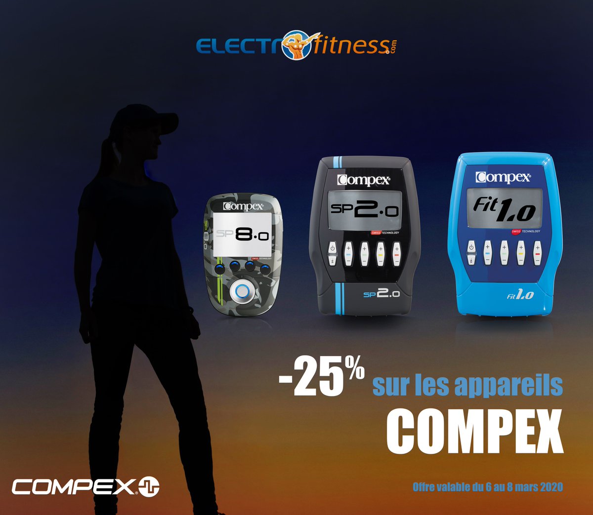 Electrofitness on X: Compex Fit 1.0, SP 4.0, SP 8.0… Ils sont à