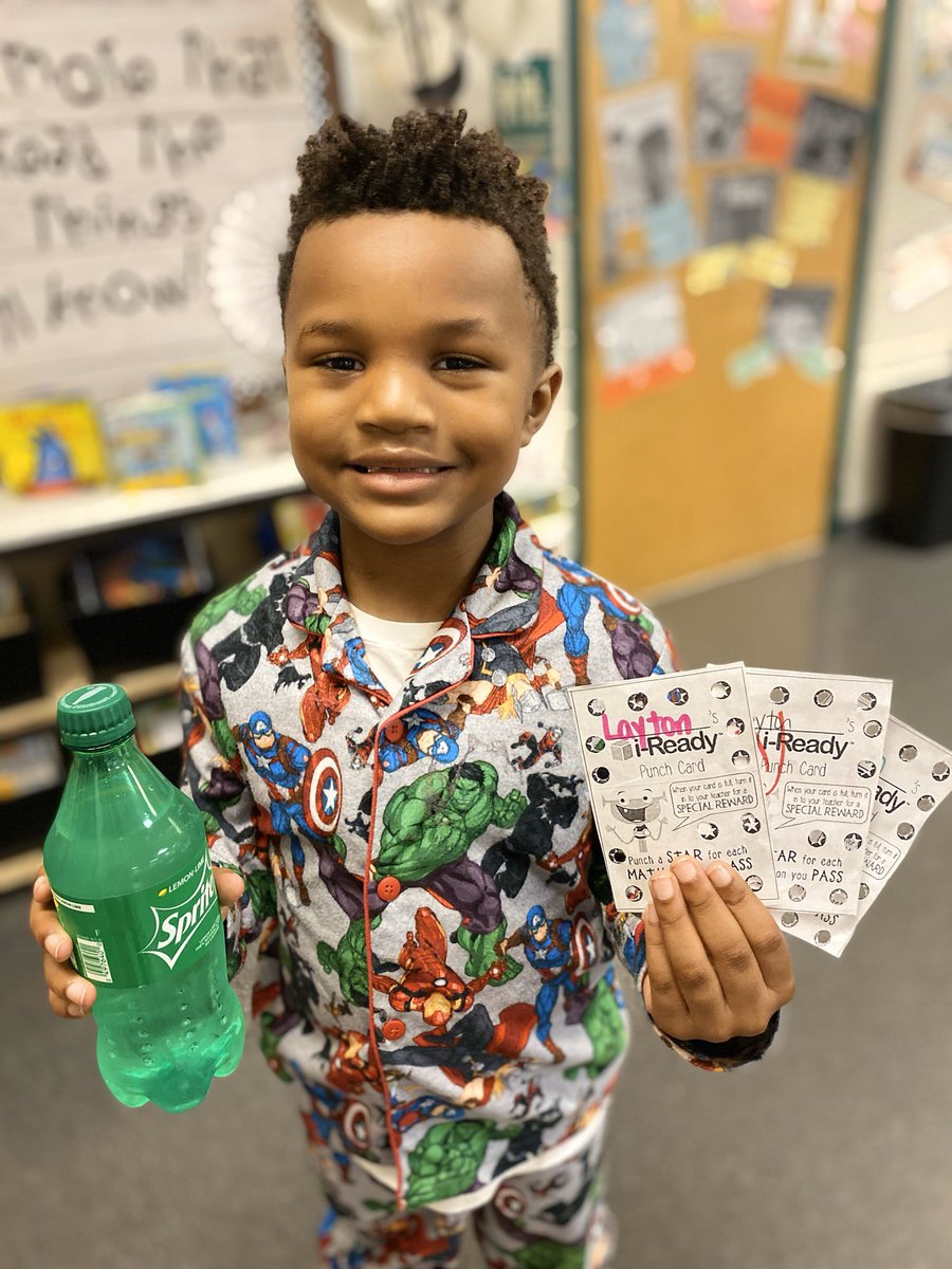 WendyfryWfry's tweet photo. This sweet Kinder has worked hard on his I Ready Math path ! He has filled up 3 punch cards . He earned a Sprite to have for snack 😎👏🏻👏🏻. @TCBOE @TCBOE_LES #ireadymath #GoalSetting https://t.co/g49Qu9ZmUb