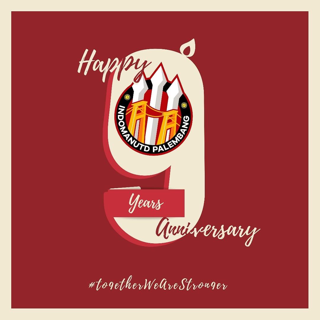 Tepat hari ini <a href="/indomanutd/">Indonesian Manchester United</a> Palembang terlahir sebagai fansclub @manchesterunited, sdh 9 thn kita hadir. Semoga ttp sll berkibar bendera komunitas kebanggaan kita.
.
Happy 9th Anniversary Indomanutd Palembang. We'll Keep the red flag flying high, cause indomanutd will never die!