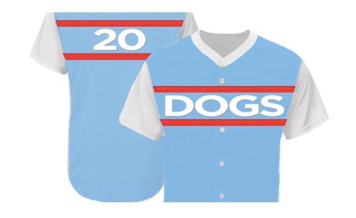 chicago dogs baseball jersey