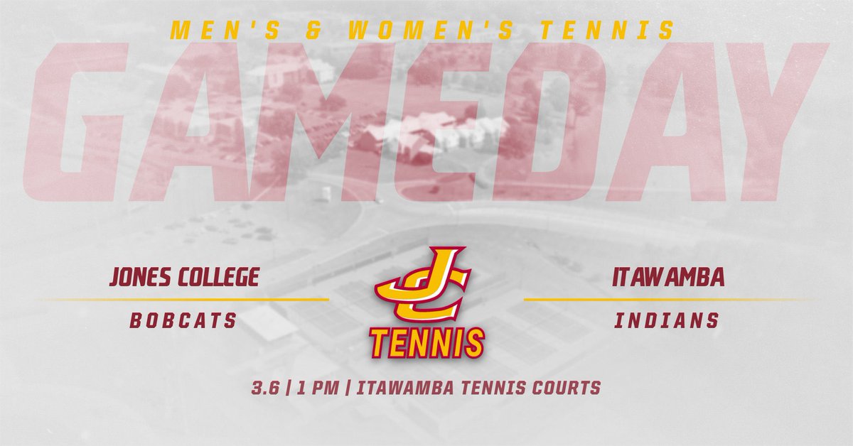 JC_BobcatsTEN's tweet photo. Jones 🆚 Itawamba
⏰ | 1 PM
📍 | Fulton, MS
🏟 | Itawamba Tennis Courts
🎟 | FREE
#letspounce #JCBaby https://t.co/vj6RKk46ZP