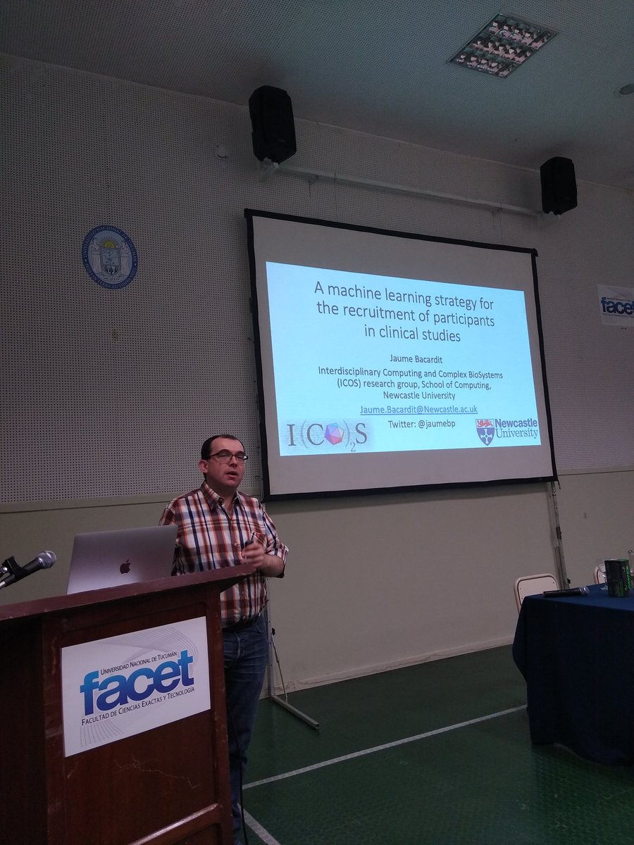 iafacet's tweet photo. El Dr. Baccardit de @UniofNewcastle nos cuenta sobre "Una estrategia basada en aprendizaje automático para la selección de participantes en estudios clínicos"  #CharlaInvitada @jaumebp @NKrasnogor 
@arBritish @facetuntoficial @funsadosky @ScaniaArgentina https://t.co/SubHRLR3iA