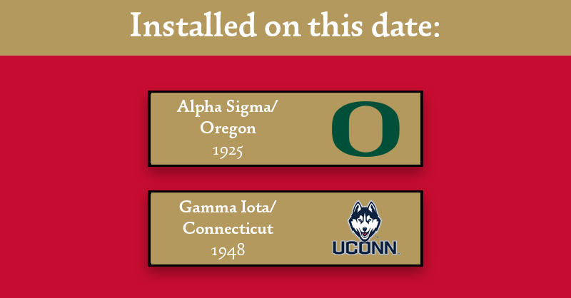 #OTD #GoDucks #UConn #ThetaChi