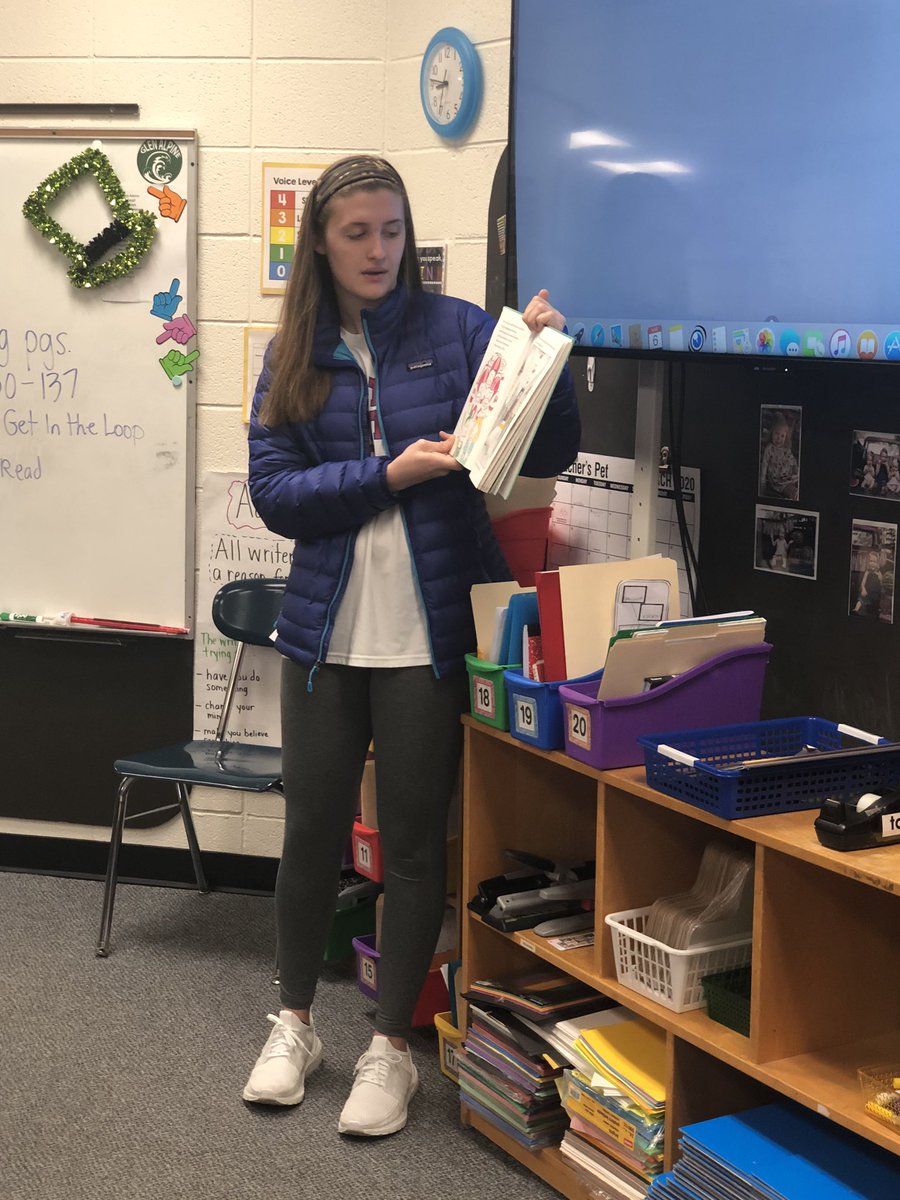McLmckee's tweet photo. #greenwavescan #ignitelearningbcps Thank you FHS Lady Patriots for coming to read to us today. So proud of you! good luck tomorrow! https://t.co/yXKpQPlrPb
